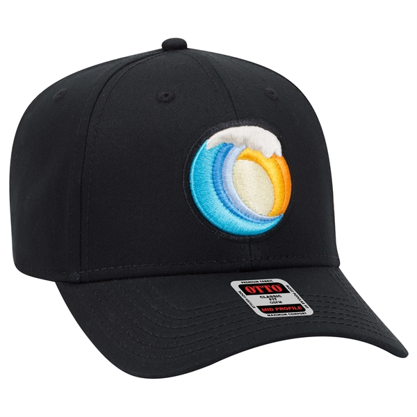 6 Panel Mid Profile Style Superior Cotton Twill Baseball Cap - 6 Panel Mid Profile Style Superior Cotton Twill Baseball Cap - Image 14 of 38