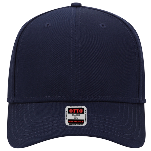 6 Panel Mid Profile Style Superior Cotton Twill Baseball Cap - 6 Panel Mid Profile Style Superior Cotton Twill Baseball Cap - Image 22 of 38