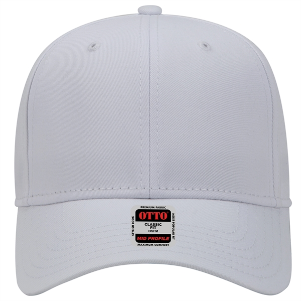 6 Panel Mid Profile Style Superior Cotton Twill Baseball Cap - 6 Panel Mid Profile Style Superior Cotton Twill Baseball Cap - Image 28 of 38