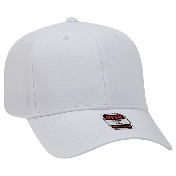6 Panel Mid Profile Style Superior Cotton Twill Baseball Cap - 6 Panel Mid Profile Style Superior Cotton Twill Baseball Cap - Image 26 of 38