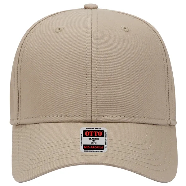 6 Panel Mid Profile Style Superior Cotton Twill Baseball Cap - 6 Panel Mid Profile Style Superior Cotton Twill Baseball Cap - Image 35 of 38