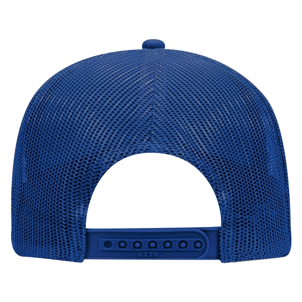 Cotton Blend Twill 6 Panel Mid Profile Mesh Back Trucker Hat - Cotton Blend Twill 6 Panel Mid Profile Mesh Back Trucker Hat - Image 2 of 52