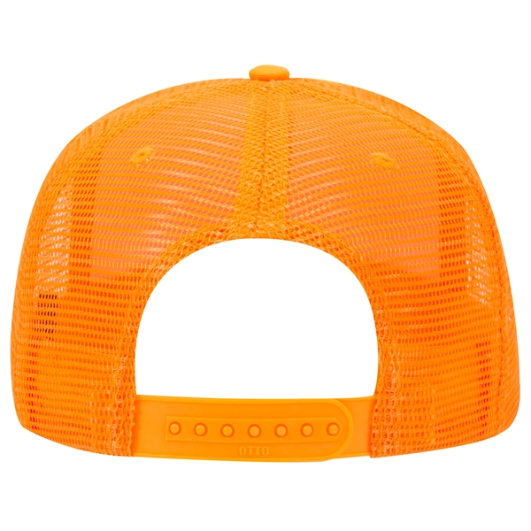 Cotton Blend Twill 6 Panel Mid Profile Mesh Back Trucker Hat - Cotton Blend Twill 6 Panel Mid Profile Mesh Back Trucker Hat - Image 27 of 52