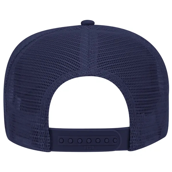 Promo Cotton Twill 5 Panel Mid Profile Style Mesh Back Hat - Promo Cotton Twill 5 Panel Mid Profile Style Mesh Back Hat - Image 8 of 12