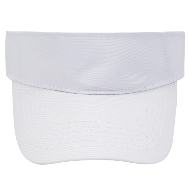 Promo Cotton Blend Twill Sun Visor - Promo Cotton Blend Twill Sun Visor - Image 2 of 5