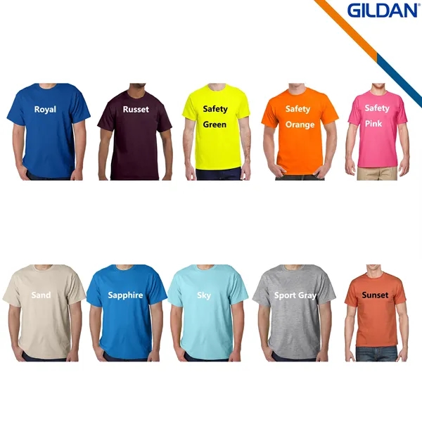 Gildan® 5.3 oz 100% Cotton Preshrunk T-shirts - Gildan® 5.3 oz 100% Cotton Preshrunk T-shirts - Image 5 of 9