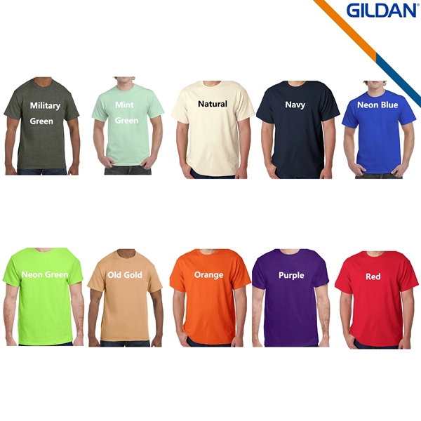 Gildan® 5.3 oz 100% Cotton Preshrunk T-shirts - Gildan® 5.3 oz 100% Cotton Preshrunk T-shirts - Image 6 of 9