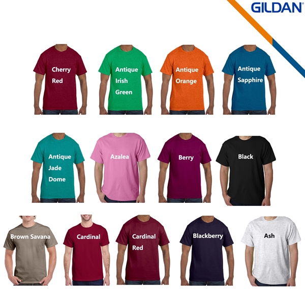 Gildan® 5.3 oz 100% Cotton Preshrunk T-shirts - Gildan® 5.3 oz 100% Cotton Preshrunk T-shirts - Image 7 of 9