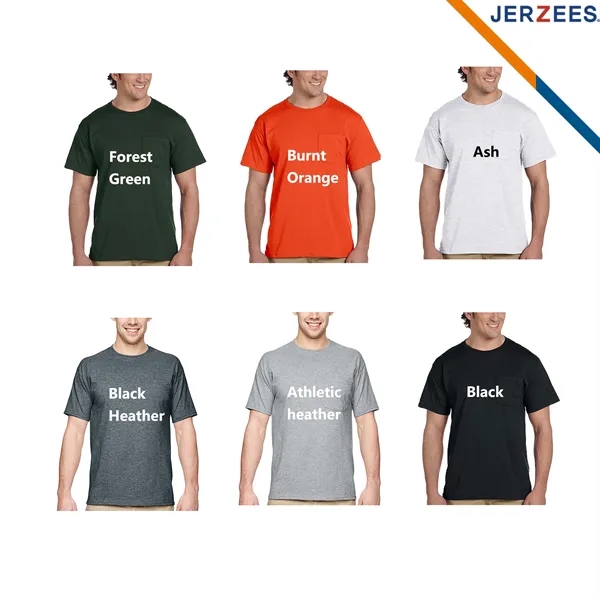 Jerzees® Adult DRI-POWER ACTIVE Pocket Shirts - Jerzees® Adult DRI-POWER ACTIVE Pocket Shirts - Image 4 of 4