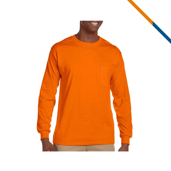 Gildan® 6.1oz 100% Cotton Preshrunk Long Sleeve T-Shirts - Gildan® 6.1oz 100% Cotton Preshrunk Long Sleeve T-Shirts - Image 3 of 8