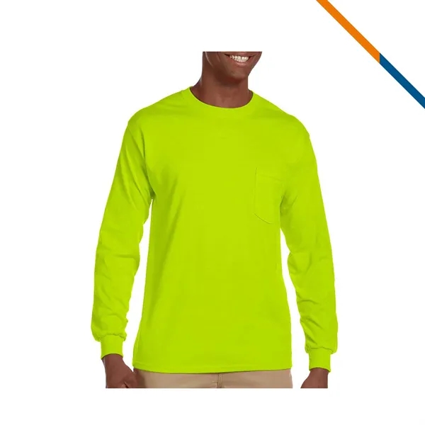 Gildan® 6.1oz 100% Cotton Preshrunk Long Sleeve T-Shirts - Gildan® 6.1oz 100% Cotton Preshrunk Long Sleeve T-Shirts - Image 4 of 8