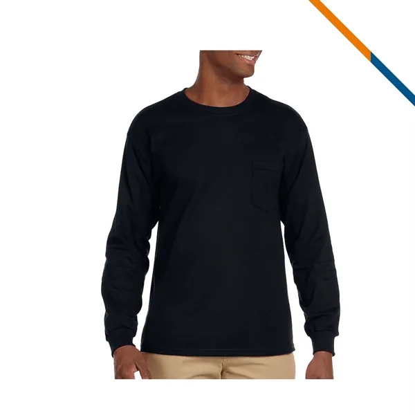 Gildan® 6.1oz 100% Cotton Preshrunk Long Sleeve T-Shirts - Gildan® 6.1oz 100% Cotton Preshrunk Long Sleeve T-Shirts - Image 8 of 8