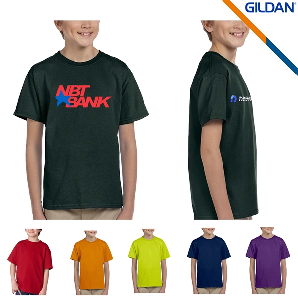 Gildan® 6.1 Oz 100% Cotton Preshrunk Youth T-Shirts - Gildan® 6.1 Oz 100% Cotton Preshrunk Youth T-Shirts - Image 1 of 7