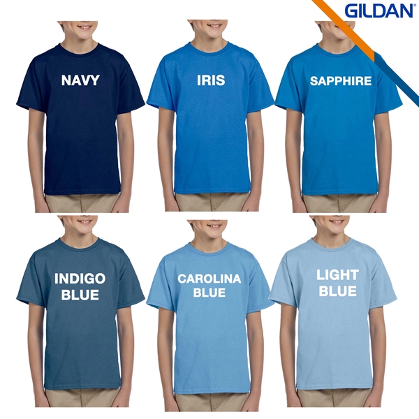 Gildan® 6.1 Oz 100% Cotton Preshrunk Youth T-Shirts - Gildan® 6.1 Oz 100% Cotton Preshrunk Youth T-Shirts - Image 3 of 7