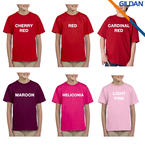Gildan® 6.1 Oz 100% Cotton Preshrunk Youth T-Shirts - Gildan® 6.1 Oz 100% Cotton Preshrunk Youth T-Shirts - Image 4 of 7