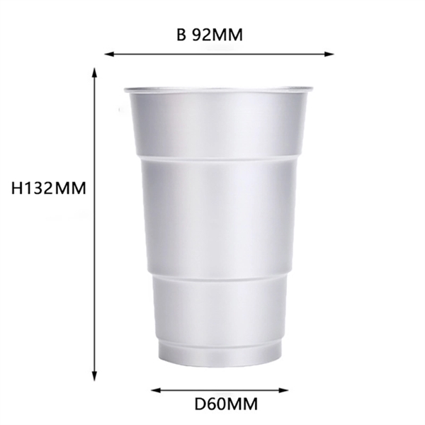 17 Oz Custom Stadium Aluminum Cup - 17 Oz Custom Stadium Aluminum Cup - Image 1 of 8