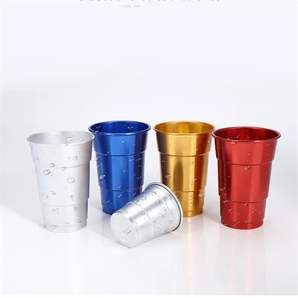 17 Oz Custom Stadium Aluminum Cup - 17 Oz Custom Stadium Aluminum Cup - Image 4 of 8