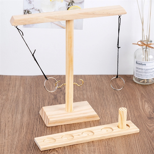 Wooden Ring toss Game - Wooden Ring toss Game - Image 2 of 4