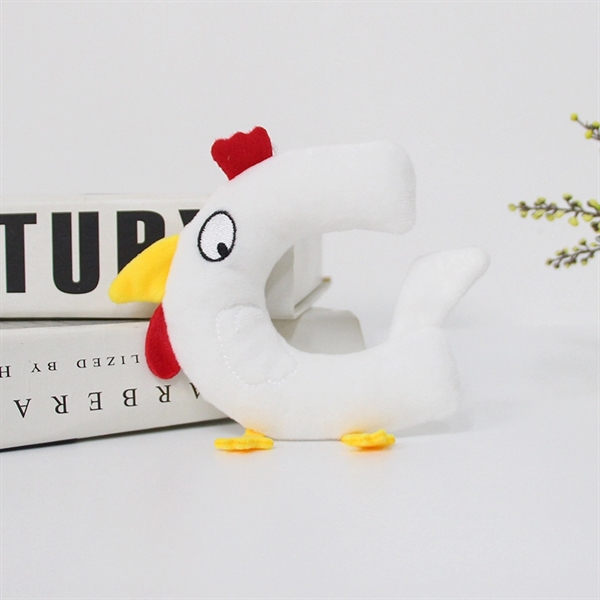Letters Plush Animals Keychain - Letters Plush Animals Keychain - Image 3 of 7