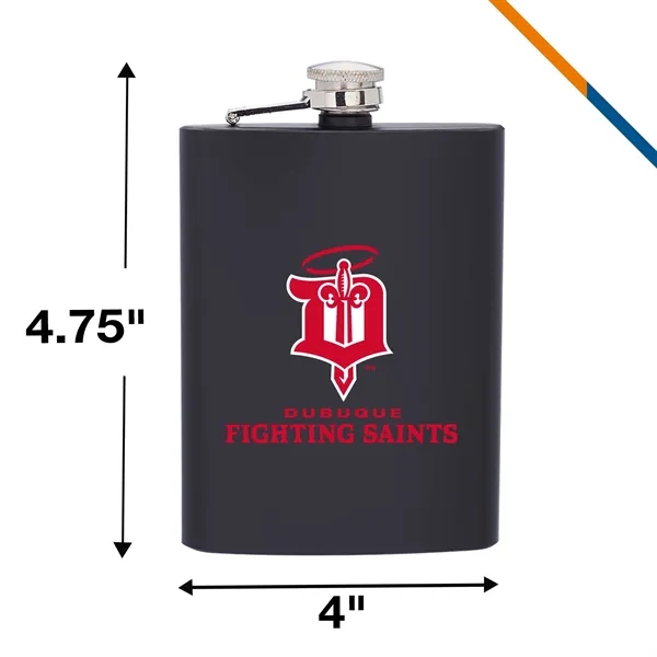 Aki Stainless Steel Hip Flask - 8 OZ. - Aki Stainless Steel Hip Flask - 8 OZ. - Image 2 of 8