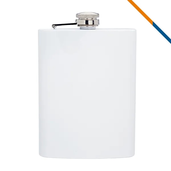 Aki Stainless Steel Hip Flask - 8 OZ. - Aki Stainless Steel Hip Flask - 8 OZ. - Image 6 of 8
