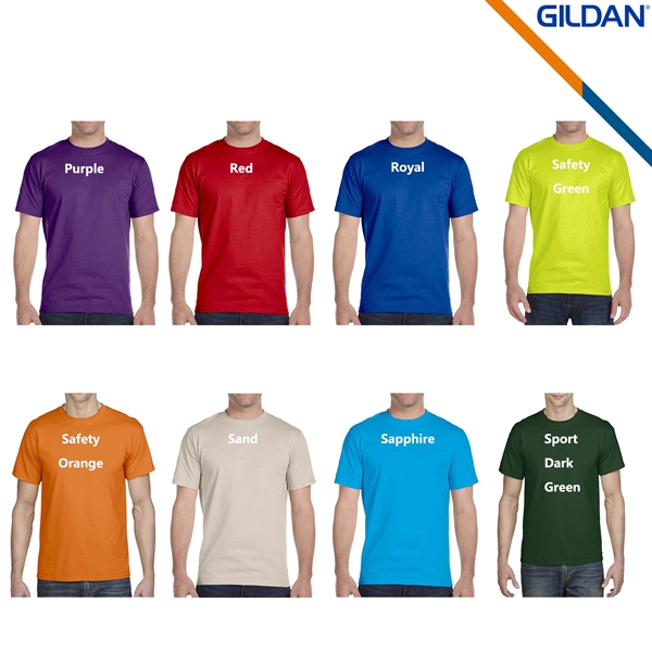 Gildan® 5.6 Oz Cotton/Polyester Moisture Wicking T-Shirts - Gildan® 5.6 Oz Cotton/Polyester Moisture Wicking T-Shirts - Image 4 of 7