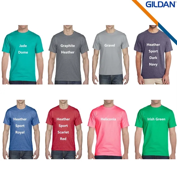 Gildan® 5.6 Oz Cotton/Polyester Moisture Wicking T-Shirts - Gildan® 5.6 Oz Cotton/Polyester Moisture Wicking T-Shirts - Image 6 of 7