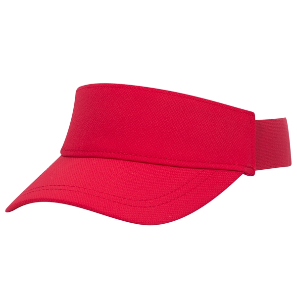UPF 50+ Cool Comfort Performance Stretchable Knit Sun Visor - UPF 50+ Cool Comfort Performance Stretchable Knit Sun Visor - Image 4 of 18