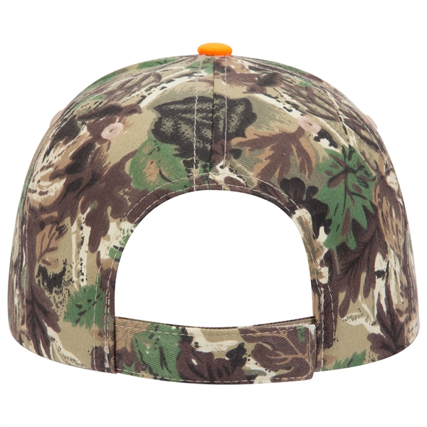Camouflage Cotton Blend Twill Sandwich Visor 6 Panel Cap - Camouflage Cotton Blend Twill Sandwich Visor 6 Panel Cap - Image 3 of 23