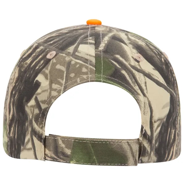 Camouflage Cotton Blend Twill Sandwich Visor 6 Panel Cap - Camouflage Cotton Blend Twill Sandwich Visor 6 Panel Cap - Image 11 of 23