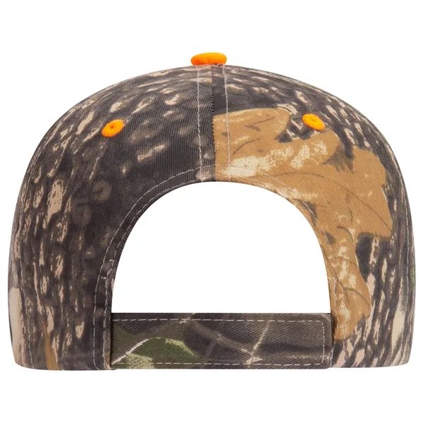 Camouflage Cotton Blend Twill Sandwich Visor 6 Panel Cap - Camouflage Cotton Blend Twill Sandwich Visor 6 Panel Cap - Image 12 of 23