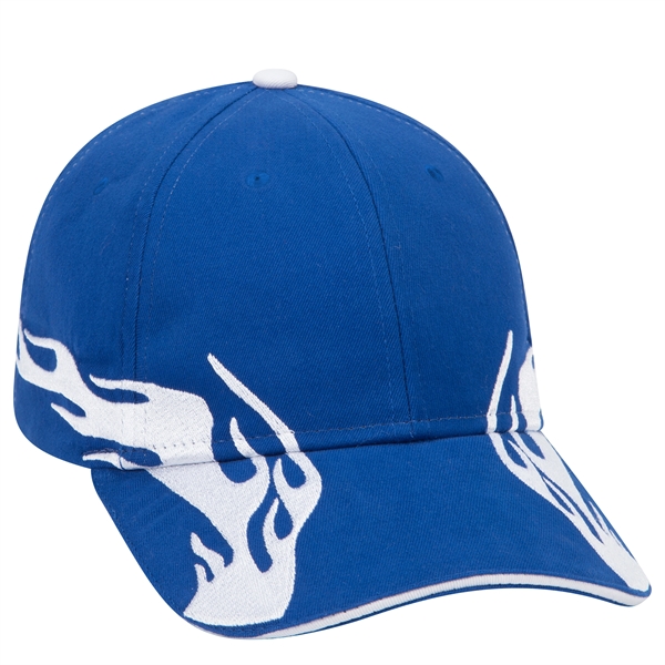 US Flag Flame Pattern Brushed Cotton Twill 6 Panel Cap - US Flag Flame Pattern Brushed Cotton Twill 6 Panel Cap - Image 20 of 136