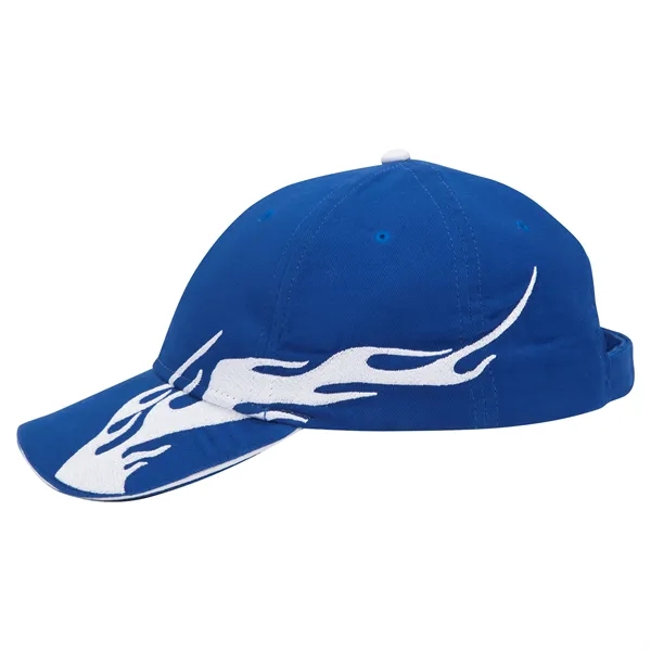 US Flag Flame Pattern Brushed Cotton Twill 6 Panel Cap - US Flag Flame Pattern Brushed Cotton Twill 6 Panel Cap - Image 24 of 136