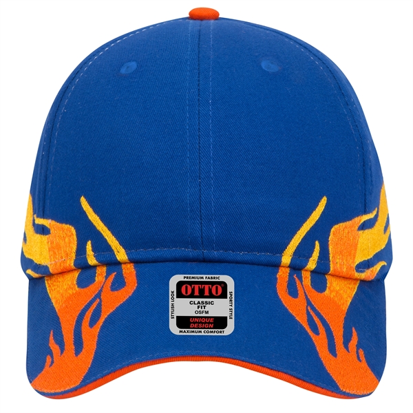 US Flag Flame Pattern Brushed Cotton Twill 6 Panel Cap - US Flag Flame Pattern Brushed Cotton Twill 6 Panel Cap - Image 28 of 136