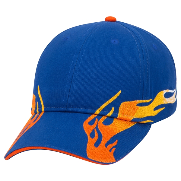 US Flag Flame Pattern Brushed Cotton Twill 6 Panel Cap - US Flag Flame Pattern Brushed Cotton Twill 6 Panel Cap - Image 29 of 136
