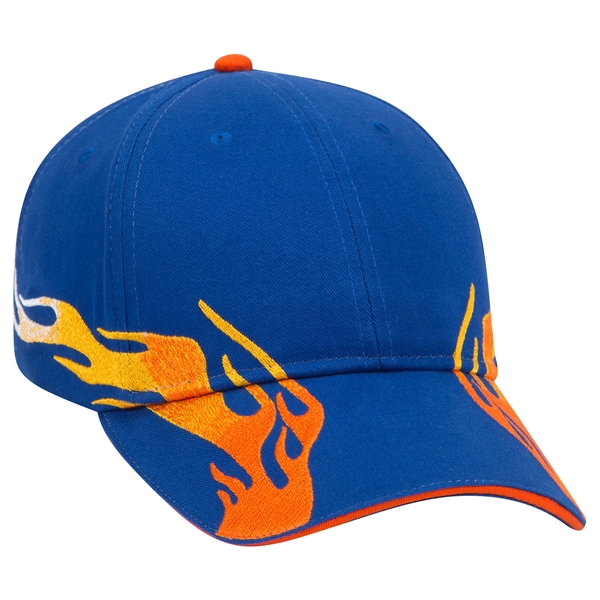 US Flag Flame Pattern Brushed Cotton Twill 6 Panel Cap - US Flag Flame Pattern Brushed Cotton Twill 6 Panel Cap - Image 26 of 136