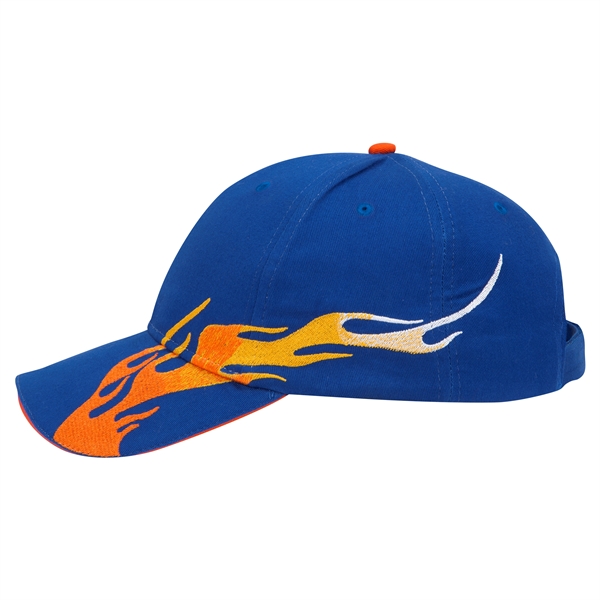 US Flag Flame Pattern Brushed Cotton Twill 6 Panel Cap - US Flag Flame Pattern Brushed Cotton Twill 6 Panel Cap - Image 30 of 136