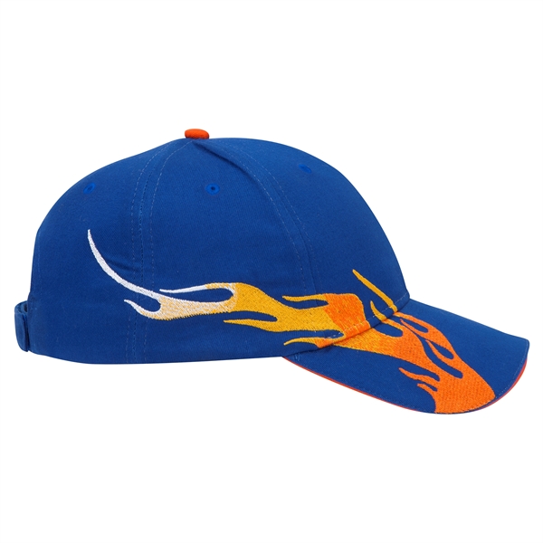 US Flag Flame Pattern Brushed Cotton Twill 6 Panel Cap - US Flag Flame Pattern Brushed Cotton Twill 6 Panel Cap - Image 31 of 136