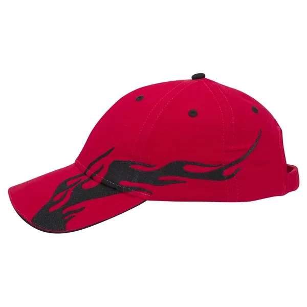 US Flag Flame Pattern Brushed Cotton Twill 6 Panel Cap - US Flag Flame Pattern Brushed Cotton Twill 6 Panel Cap - Image 36 of 136