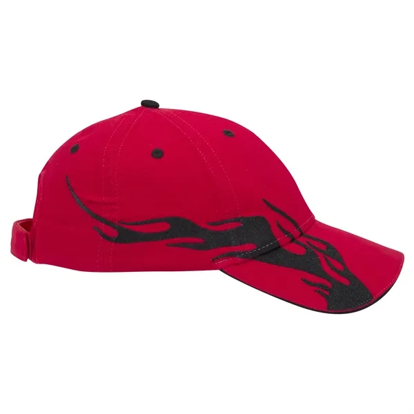 US Flag Flame Pattern Brushed Cotton Twill 6 Panel Cap - US Flag Flame Pattern Brushed Cotton Twill 6 Panel Cap - Image 37 of 136