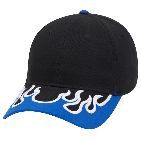 US Flag Flame Pattern Brushed Cotton Twill 6 Panel Cap - US Flag Flame Pattern Brushed Cotton Twill 6 Panel Cap - Image 47 of 136