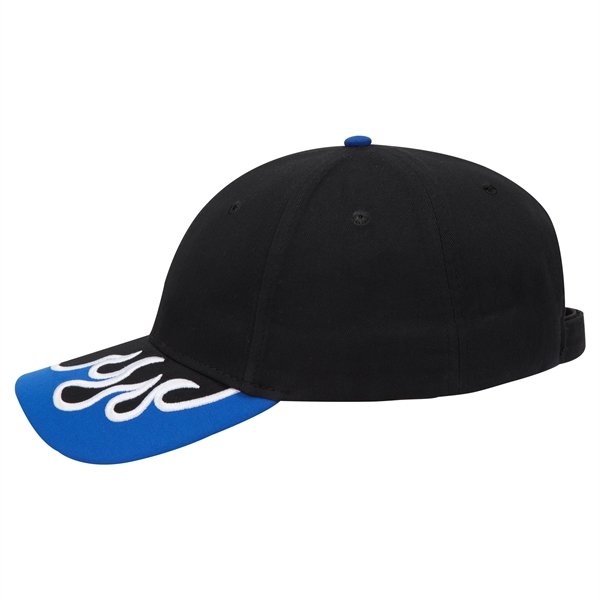 US Flag Flame Pattern Brushed Cotton Twill 6 Panel Cap - US Flag Flame Pattern Brushed Cotton Twill 6 Panel Cap - Image 48 of 136