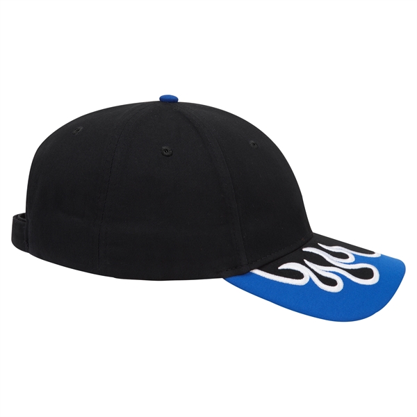 US Flag Flame Pattern Brushed Cotton Twill 6 Panel Cap - US Flag Flame Pattern Brushed Cotton Twill 6 Panel Cap - Image 49 of 136