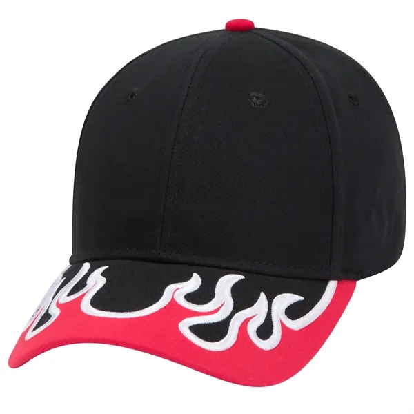 US Flag Flame Pattern Brushed Cotton Twill 6 Panel Cap - US Flag Flame Pattern Brushed Cotton Twill 6 Panel Cap - Image 59 of 136