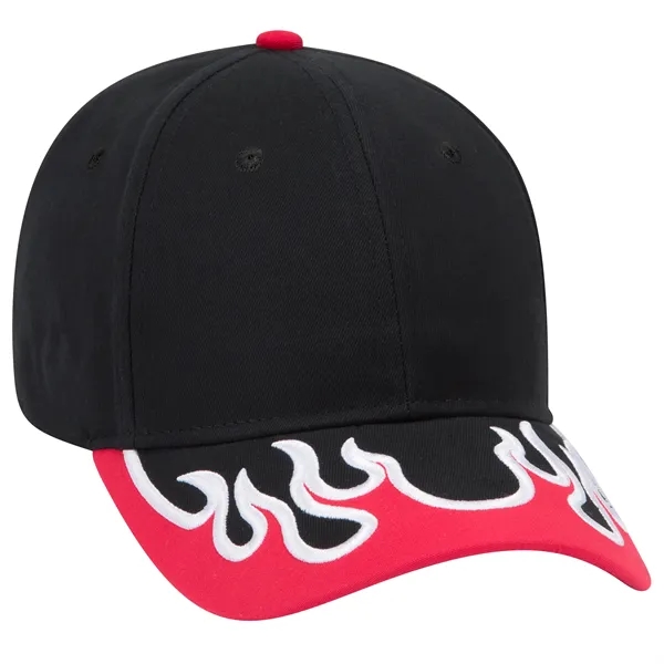 US Flag Flame Pattern Brushed Cotton Twill 6 Panel Cap - US Flag Flame Pattern Brushed Cotton Twill 6 Panel Cap - Image 56 of 136