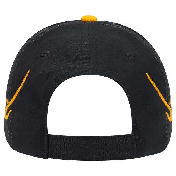 US Flag Flame Pattern Brushed Cotton Twill 6 Panel Cap - US Flag Flame Pattern Brushed Cotton Twill 6 Panel Cap - Image 63 of 136
