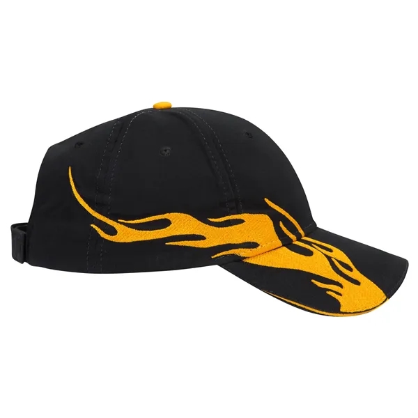 US Flag Flame Pattern Brushed Cotton Twill 6 Panel Cap - US Flag Flame Pattern Brushed Cotton Twill 6 Panel Cap - Image 67 of 136