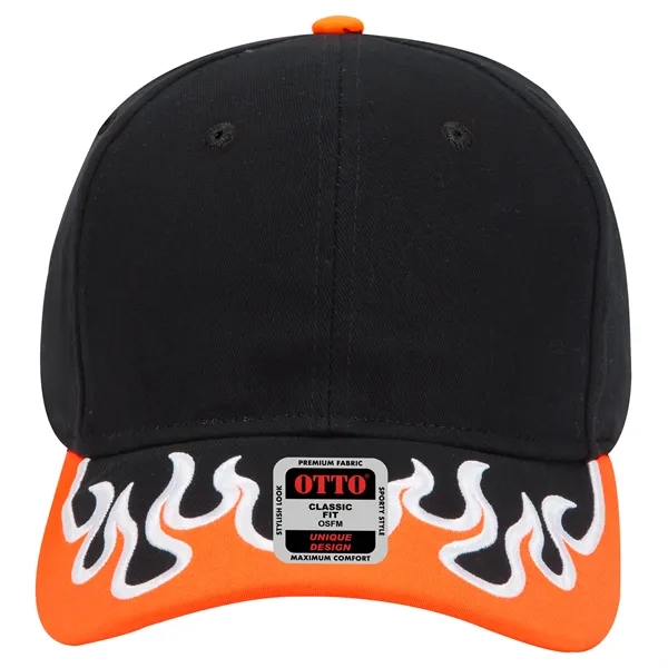 US Flag Flame Pattern Brushed Cotton Twill 6 Panel Cap - US Flag Flame Pattern Brushed Cotton Twill 6 Panel Cap - Image 70 of 136