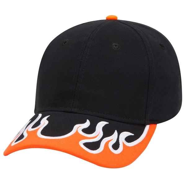 US Flag Flame Pattern Brushed Cotton Twill 6 Panel Cap - US Flag Flame Pattern Brushed Cotton Twill 6 Panel Cap - Image 71 of 136