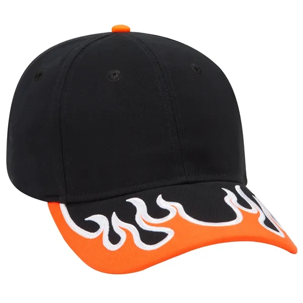 US Flag Flame Pattern Brushed Cotton Twill 6 Panel Cap - US Flag Flame Pattern Brushed Cotton Twill 6 Panel Cap - Image 68 of 136